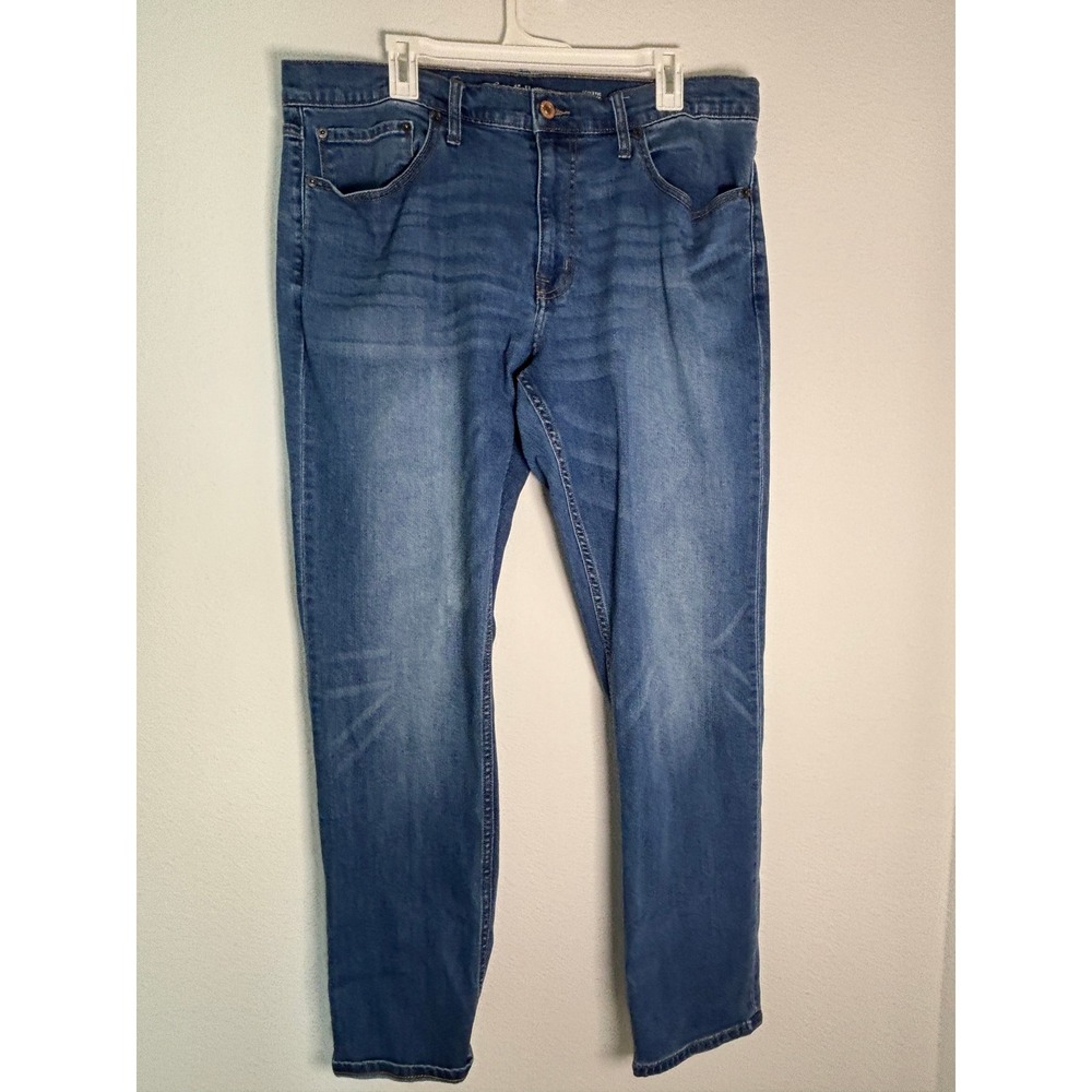 Goodfellow & Co Mens 38x32 Straight Leg Jeans Medium Wash TruTemp 365 All Season